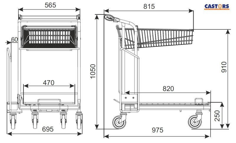WÓZEK TRANSPORTOWY VARIO WTP-3A