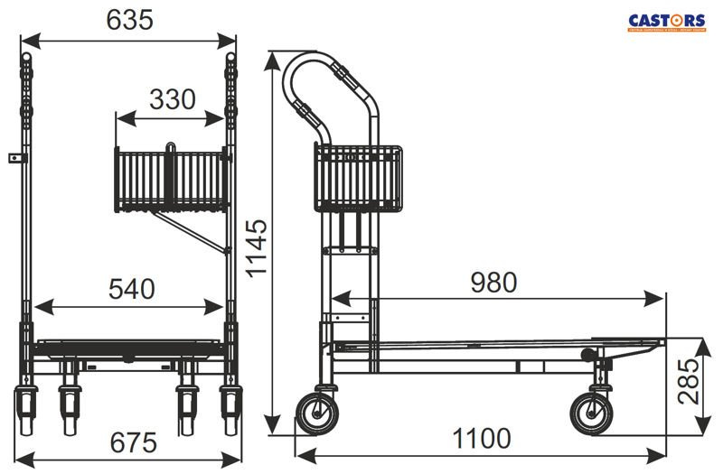 WÓZEK TRANSPORTOWY VARIO 110PK