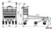 Wózek transportowy Carry 120M