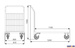 Wózek transportowy Paleta P2-1100x600